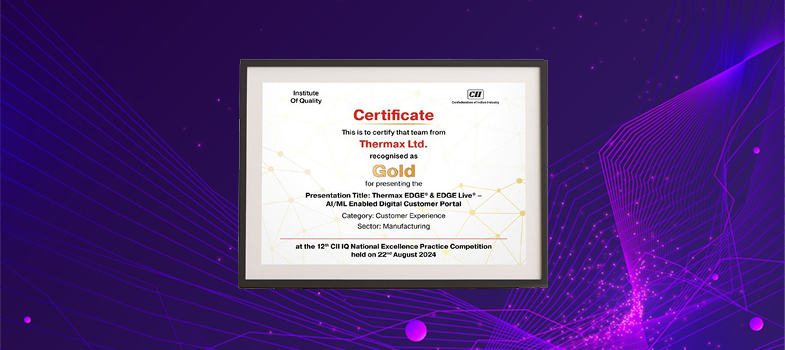 GOLD Award by CII